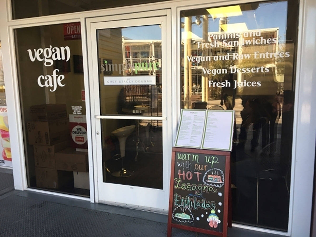 This Feb. 3, 2016, file photo shows the exterior of Simply Pure, a vegan restaurant at Downtown ...