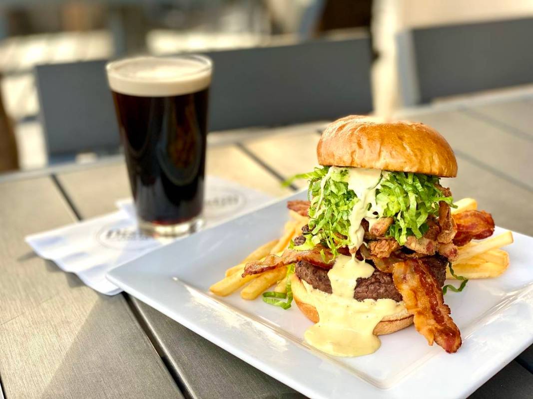 The Guinness Burger at Distill and Remedy's. (Distill and Remedy's)