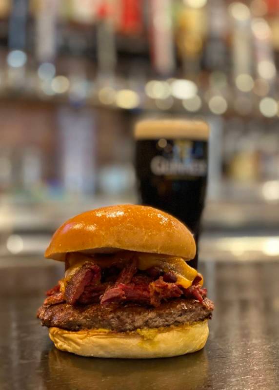 The Lucky Burger at Flippin' Good. (Flippin’ Good Chicken, Burgers & Beer)