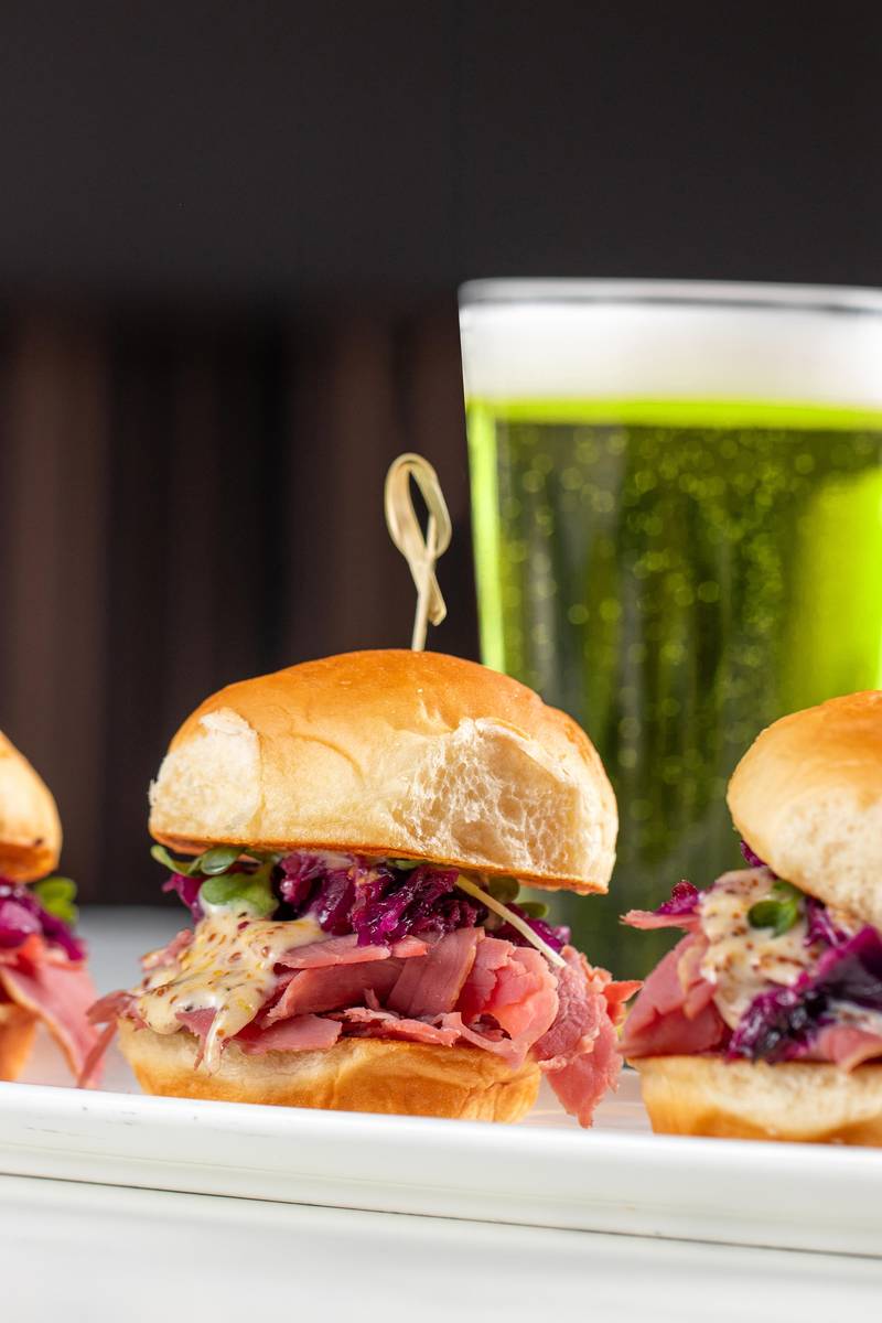 Corned beef sliders at Kona Grill. (Kona Grill)