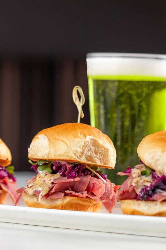 Corned beef sliders at Kona Grill. (Kona Grill)
