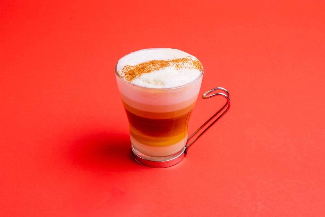 The Barraquito dessert cocktail at Makers & Finders. (Makers & Finders)