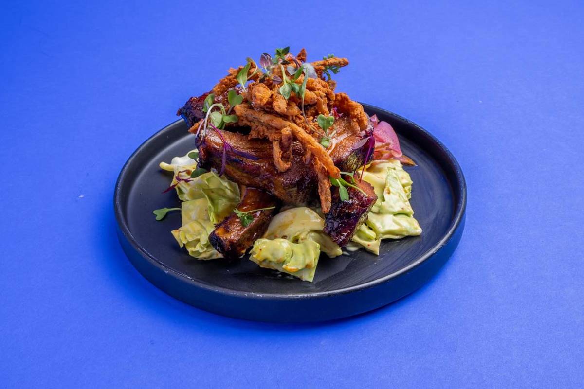 Crispy Pork Ribs at Makers & Finders. (Makers & Finders)