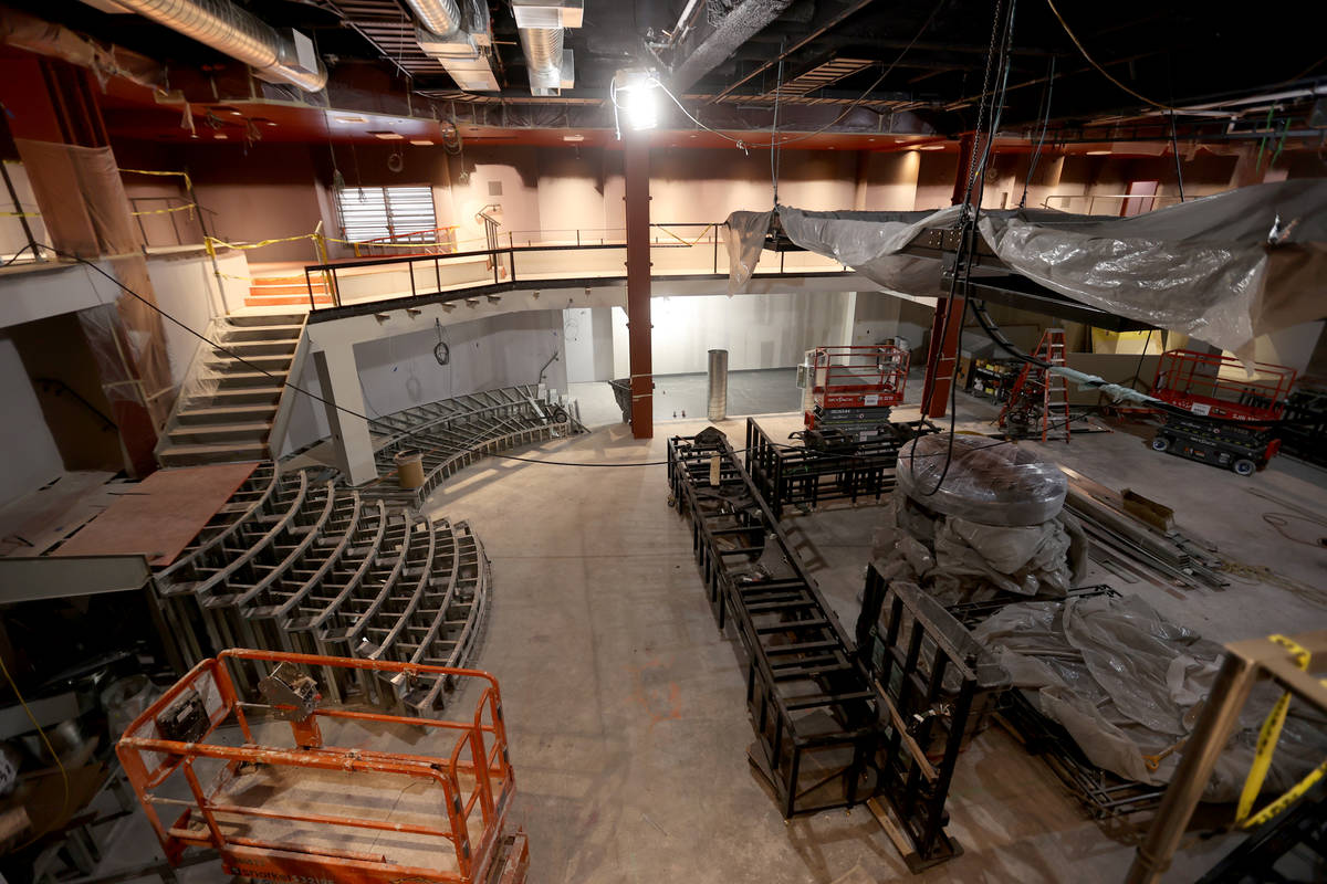 Magic Mike Live Theater under construction at Sahara Las Vegas Wednesday, March 10, 2021. &quot ...