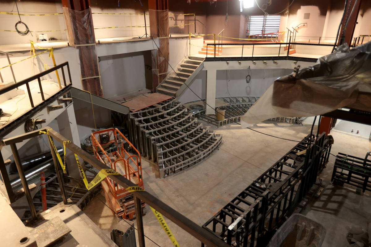 Magic Mike Live Theater under construction at Sahara Las Vegas Wednesday, March 10, 2021. &quot ...