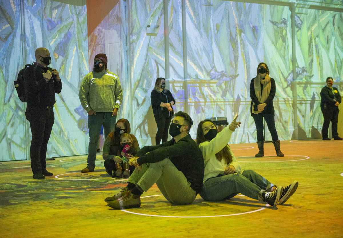 A look at "Immersive Van Gogh," opening in Las Vegas on July 1. (Michael Brosilow)