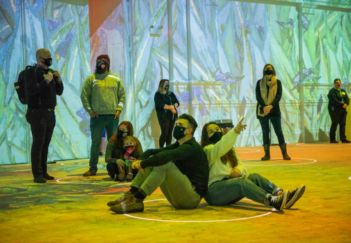 A look at "Immersive Van Gogh," opening in Las Vegas on July 1. (Michael Brosilow)