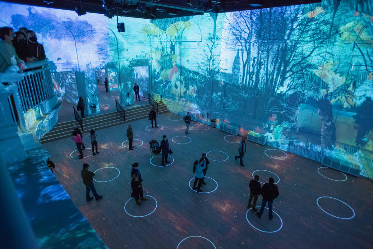 A look at "Immersive Van Gogh," opening in Las Vegas on July 1. (Michael Brosilow)