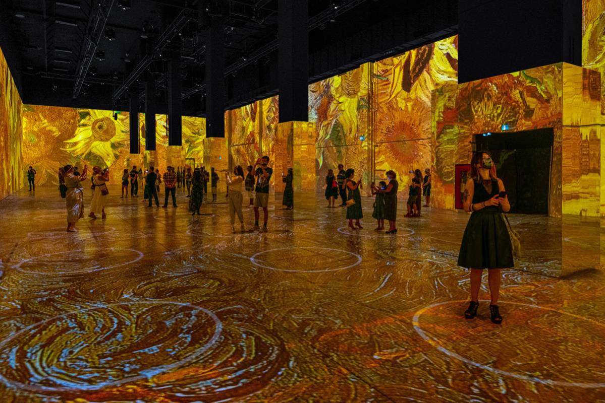 A look at "Immersive Van Gogh," opening in Las Vegas on July 1. (Michael Brosilow)