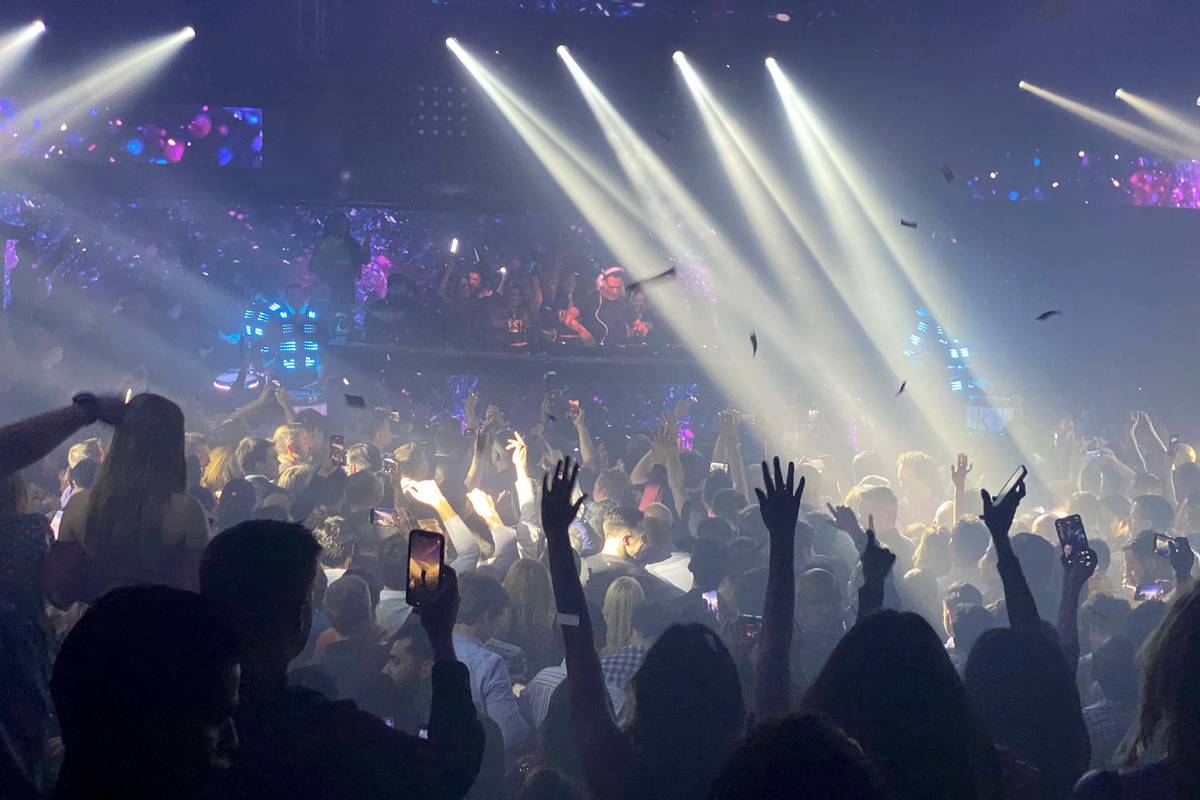 Tiesto performs for CES conventioneers and clubgoers during the DreamlandXR Closing Night Party ...