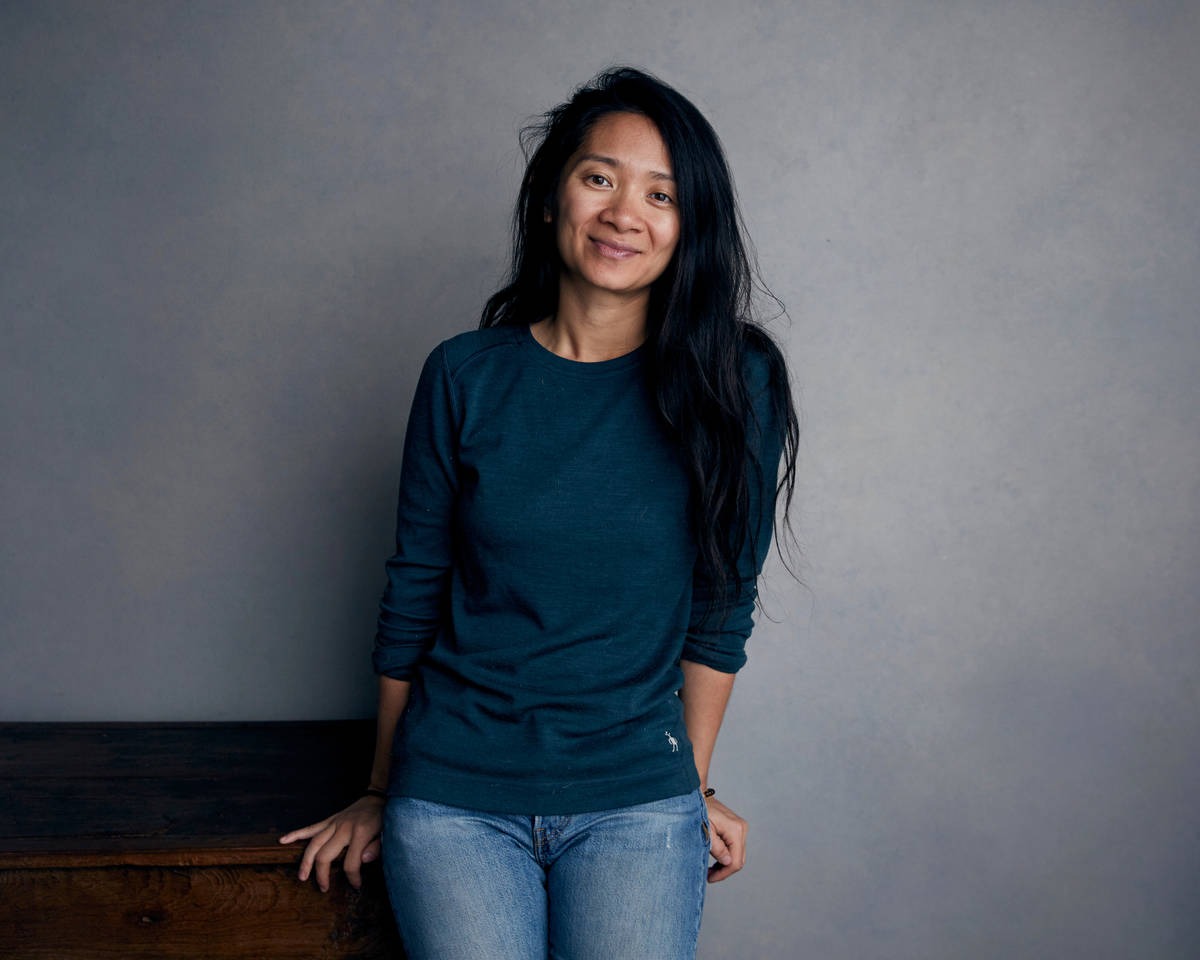 Chloe Zhao poses for a portrait to promote her film "Nomadland" during the Sundance Film Festiv ...