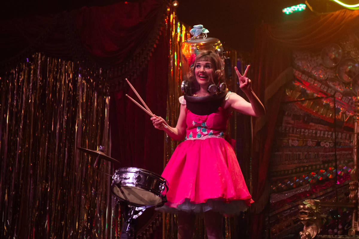 Wanda Widdles is shown at the return of "Absinthe" at Caesars Palace on Wednesday, March 17, 20 ...