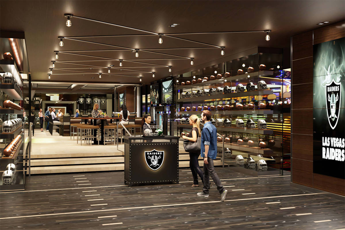 Raiders Tavern & Grill opens Thursday, April 1, 2021. (Raiders Tavern & Grill at M Resort)