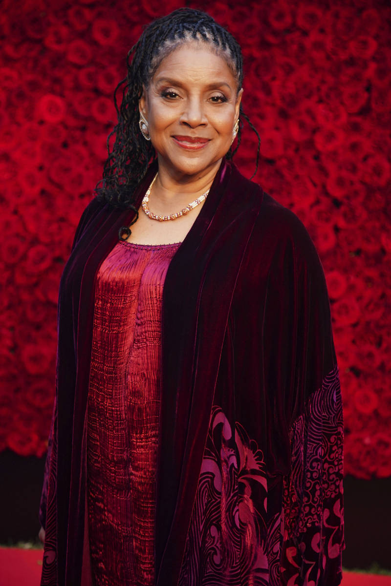 Phylicia Rashad poses for a photo on the red carpet at the grand opening of Tyler Perry Studios ...