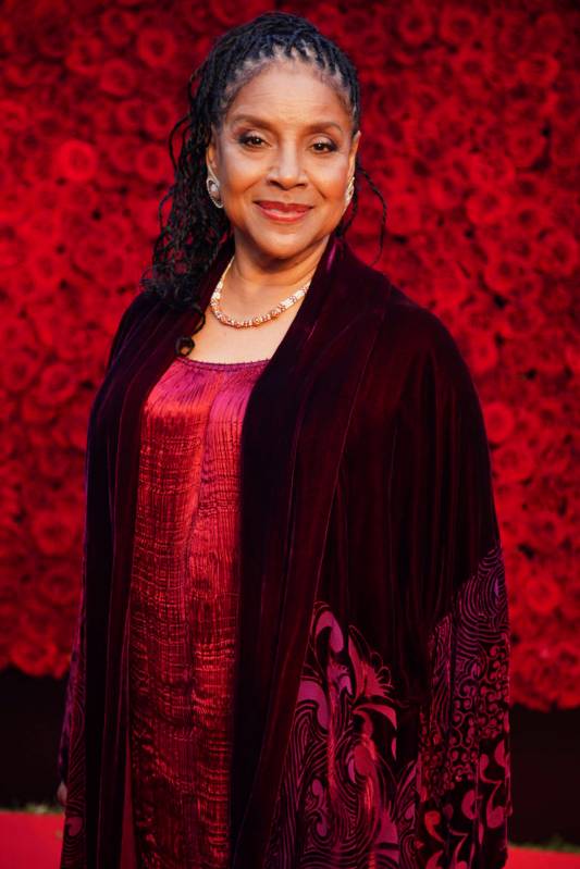 Phylicia Rashad poses for a photo on the red carpet at the grand opening of Tyler Perry Studios ...