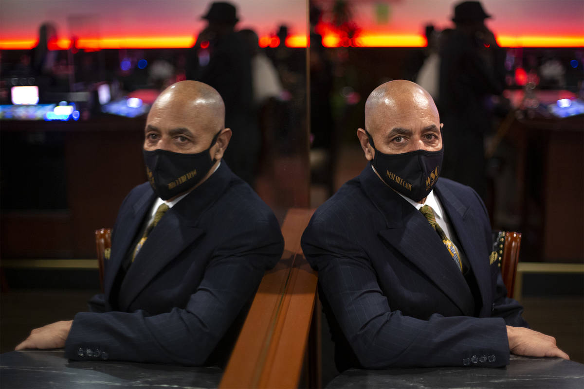 Terry Adams, co-owner of West Side Oasis, at the restaurant and club on Friday, March 26, 2021, ...