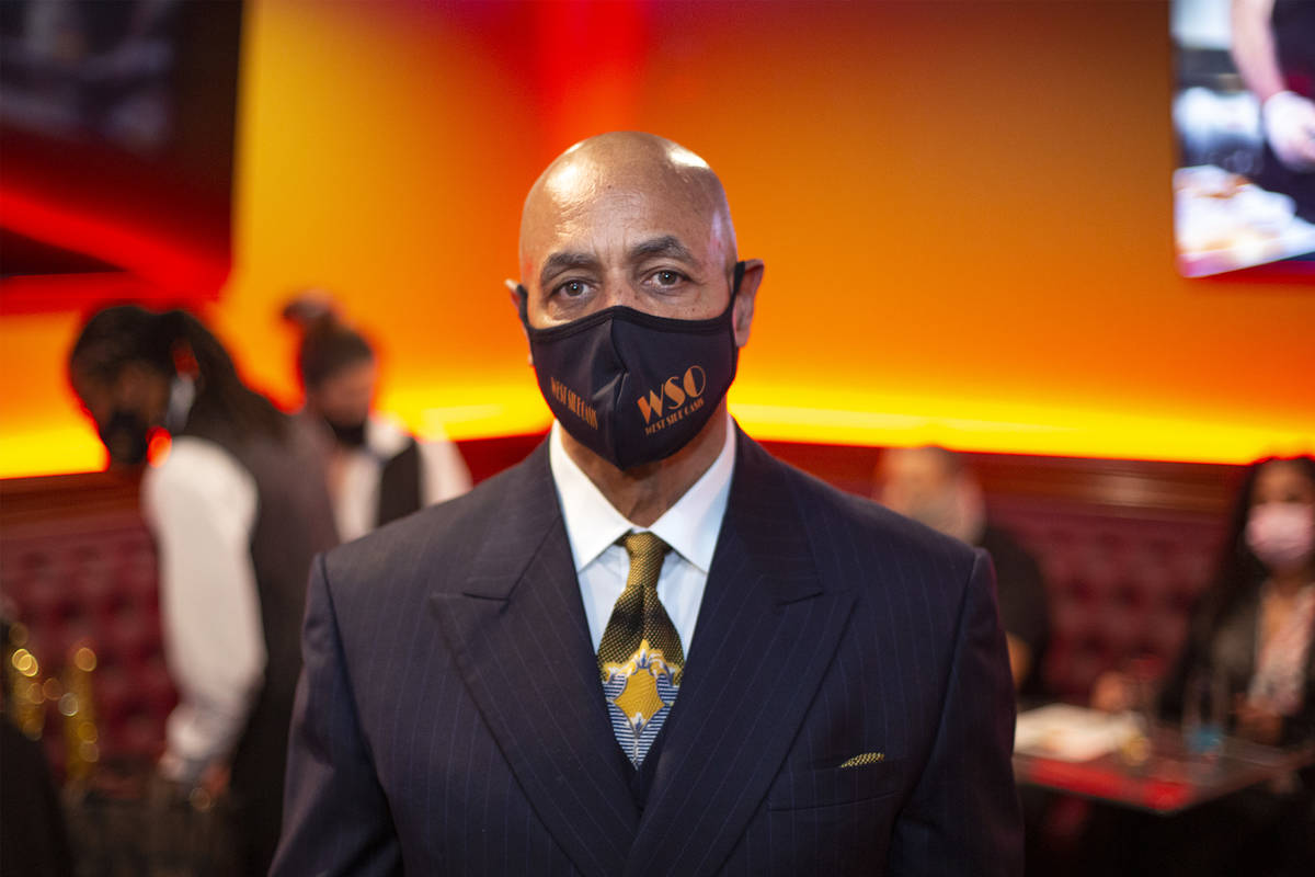 Terry Adams, co-owner of West Side Oasis, at the restaurant and club on Friday, March 26, 2021, ...