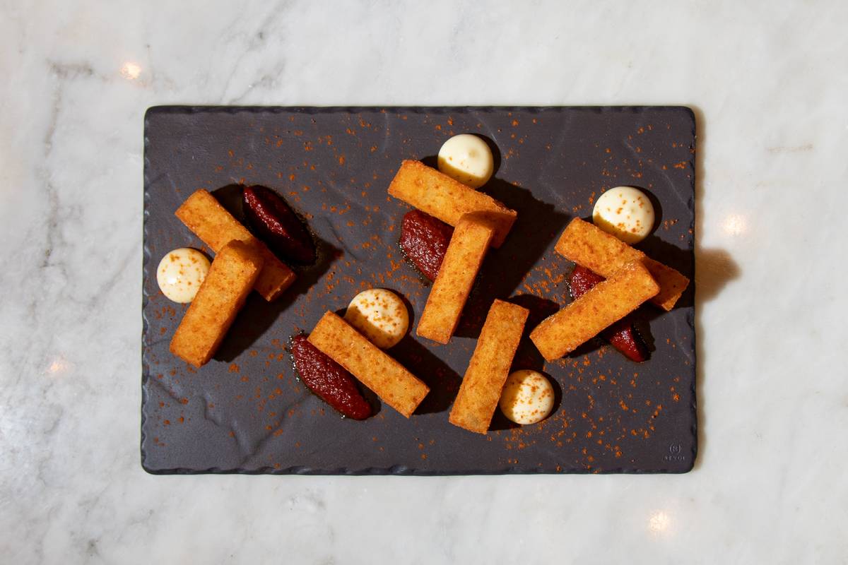 Patatas bravas at Bazaar Meat. (Bazaar Meat)