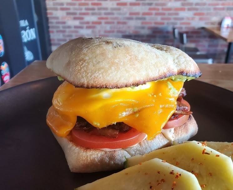 Breakfast sandwich at El Luchador Mexican Kitchen & Cantina. (El Luchador)