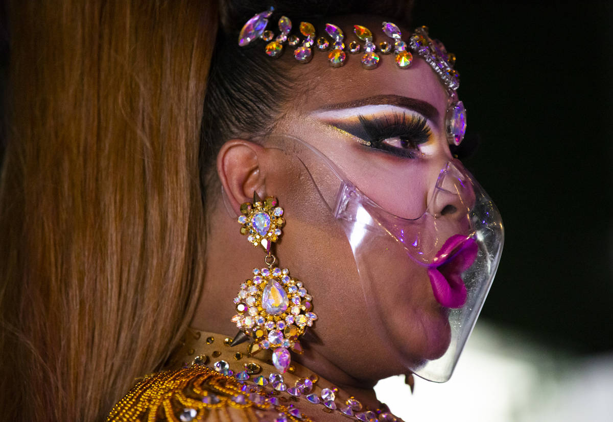 Drag queen Alexis Mateo performs during the "Bottomless Drag Brunch" show at The Gard ...