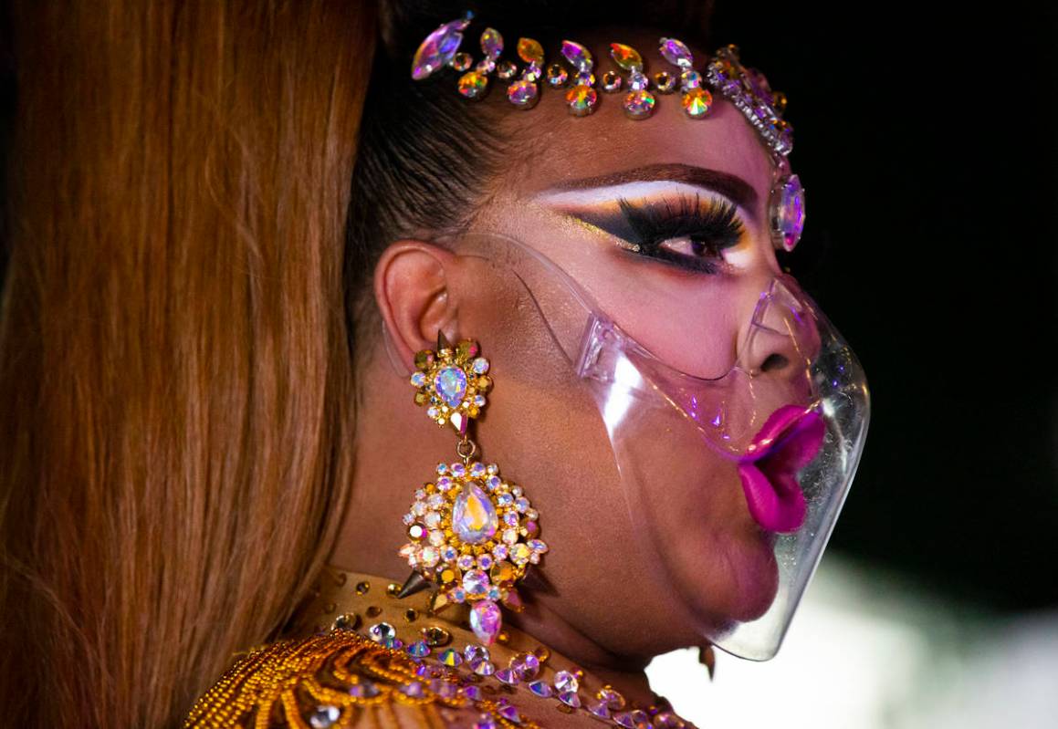 Drag queen Alexis Mateo performs during the "Bottomless Drag Brunch" show at The Gard ...