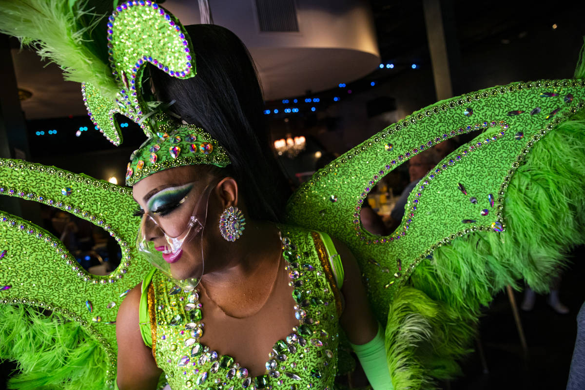 Drag queen Alexis Mateo performs during the "Bottomless Drag Brunch" show at The Gard ...