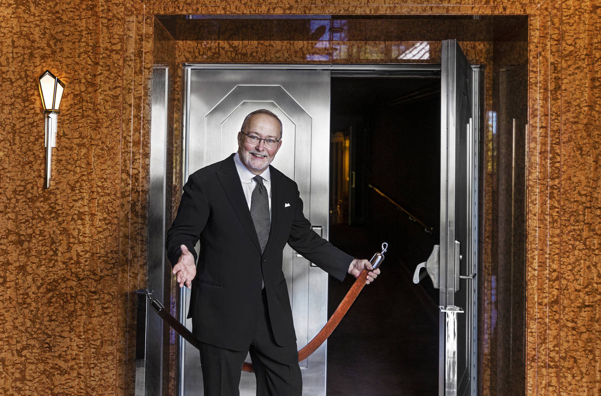 President and Chief Executive Officer Myron Martin at The Smith Center on Friday, April 2, 2021 ...