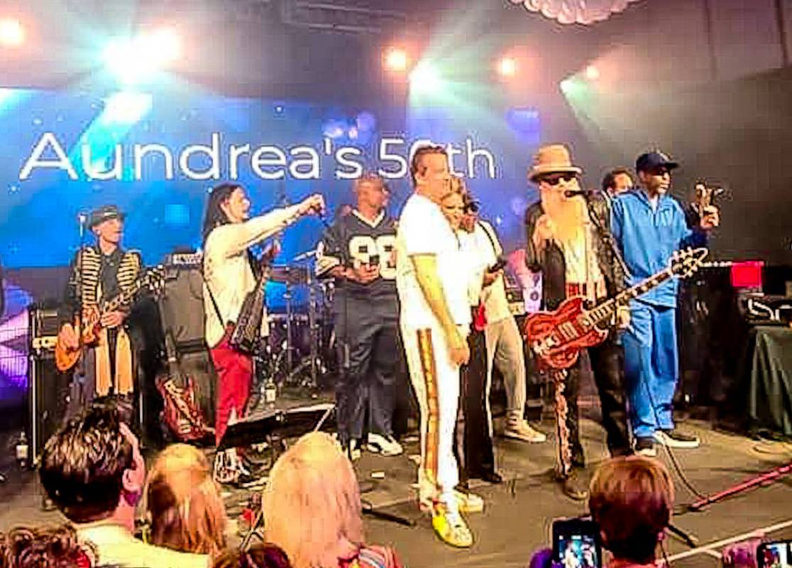 Billy Gibbons and John Payne are shown in the lineup for businessman Dave Strickland's wife, Au ...