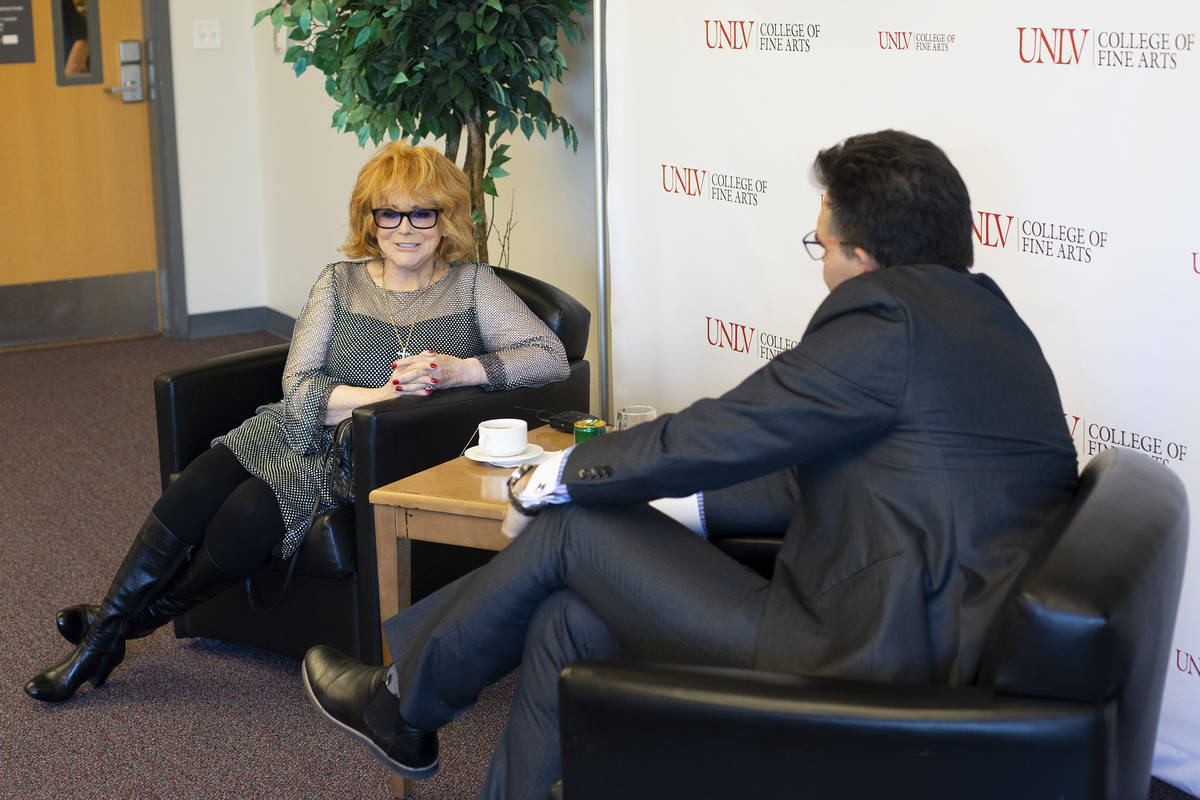 Actress and Hollywood legend Ann-Margret speaks with the Review-Journal's John Katsilometes bef ...