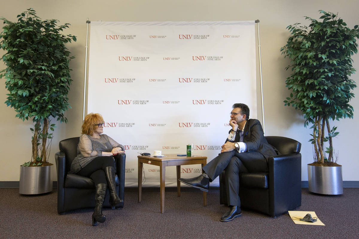 Actress and Hollywood legend Ann-Margret speaks with the Review-Journal's John Katsilometes bef ...