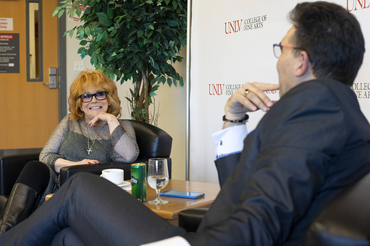 Actress and Hollywood legend Ann-Margret speaks with the Review-Journal's John Katsilometes bef ...