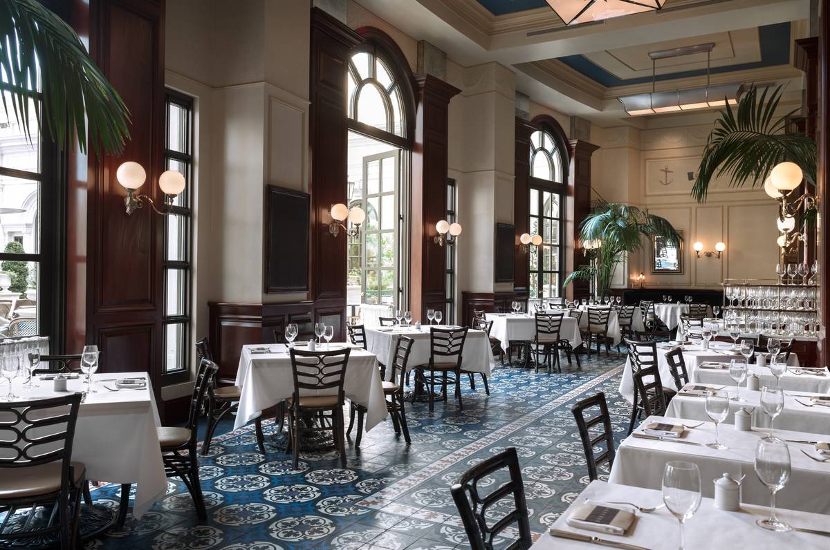 The interior of Thomas Keller's Bouchon at The Venetian. (Bouchon)