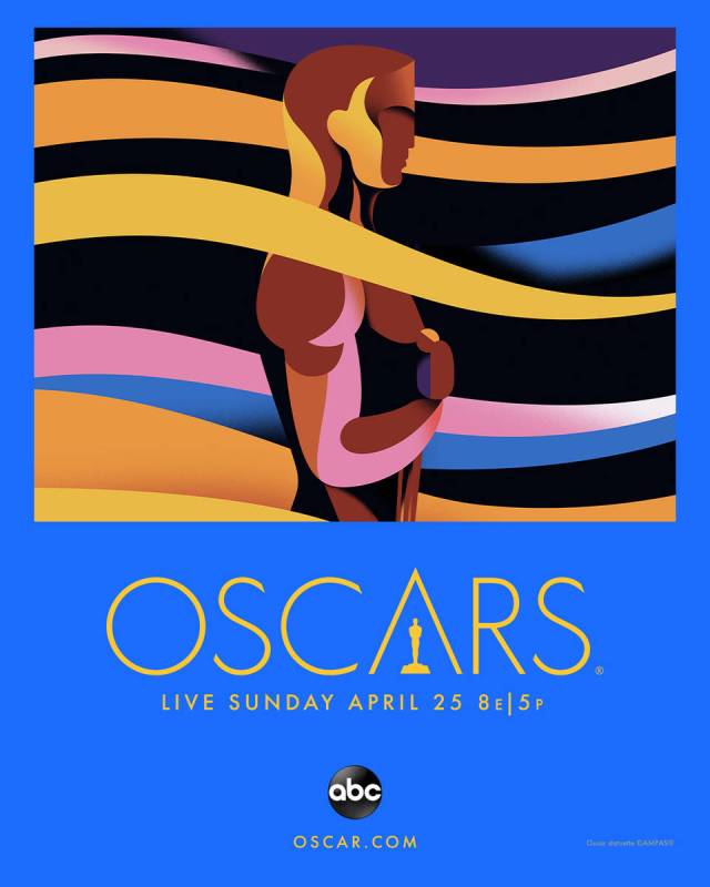 THE OSCARS - Key Art. (ABC) Artwork by Petra Eriksson.