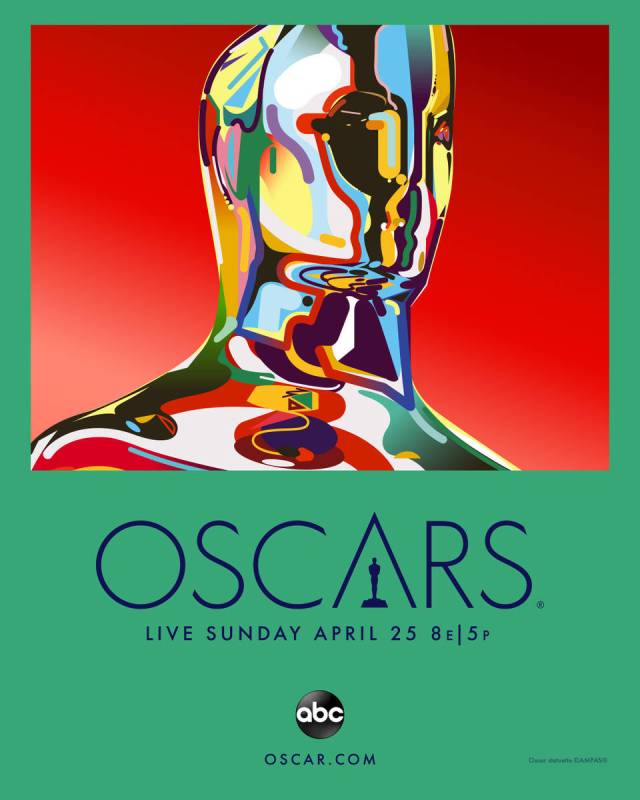 THE OSCARS - Key Art. (ABC) Artwork by Magnus Voll Mathiassen.