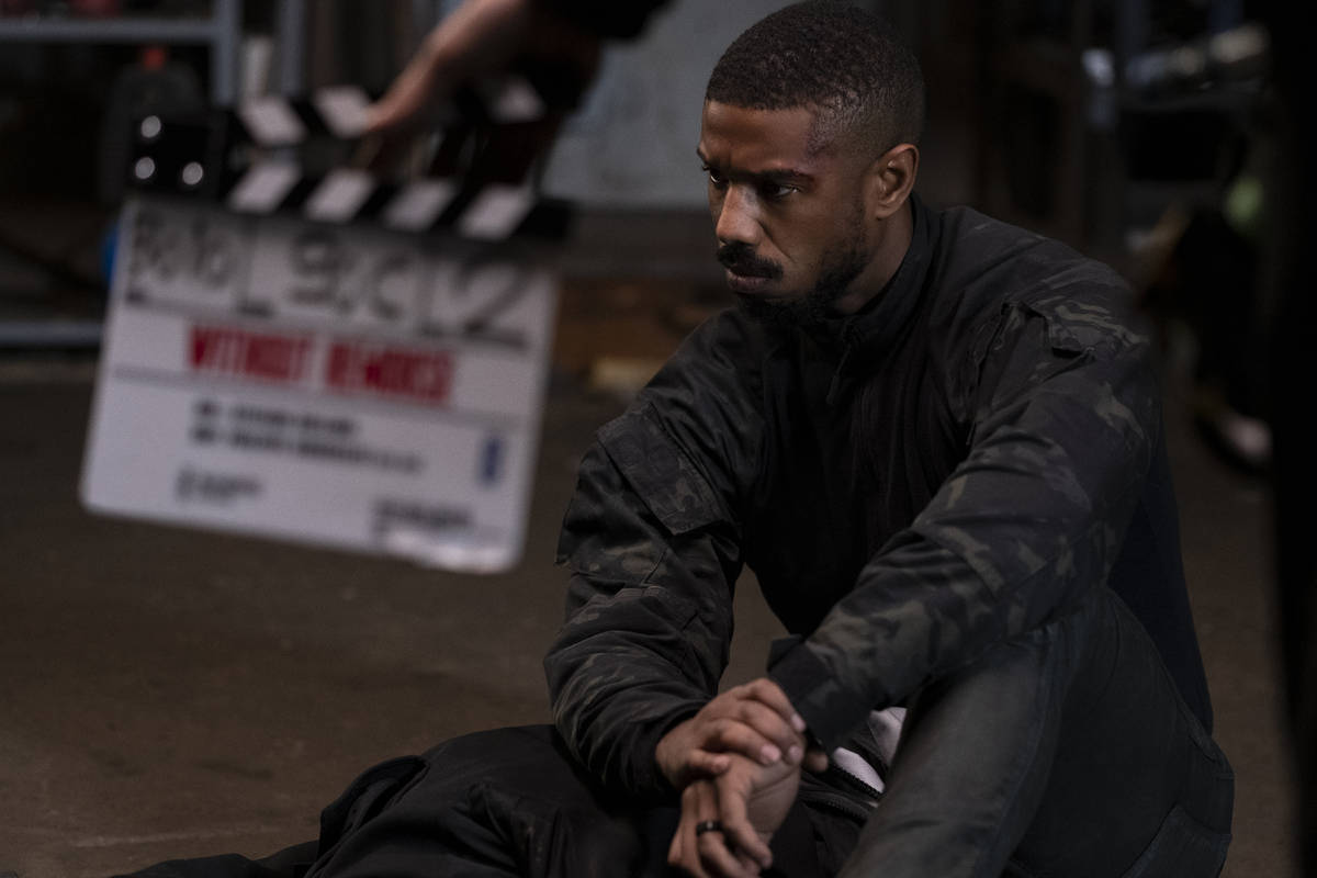 Michael B. Jordan stars in and produced Amazon movie "Without Remorse." (Nadja Klier / Paramoun ...