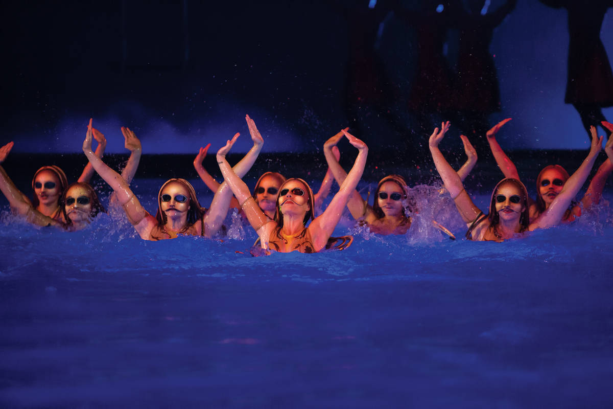 A scene from the Cirque du Soleil show "O" at Bellagio. (Cirque du Soleil)