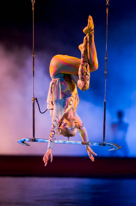 A scene from the Cirque du Soleil show "O" at Bellagio. (Cirque du Soleil)