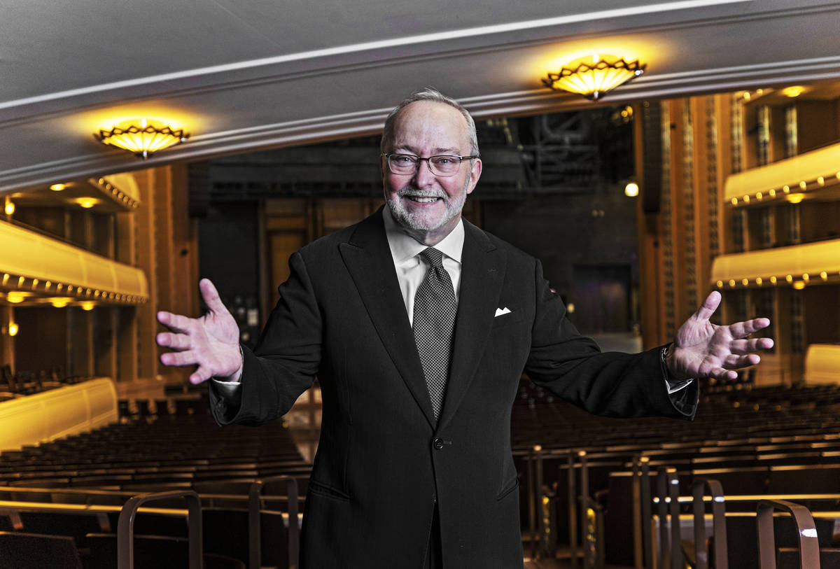 President and Chief Executive Officer Myron Martin at The Smith Center on Friday, April 2, 2021 ...