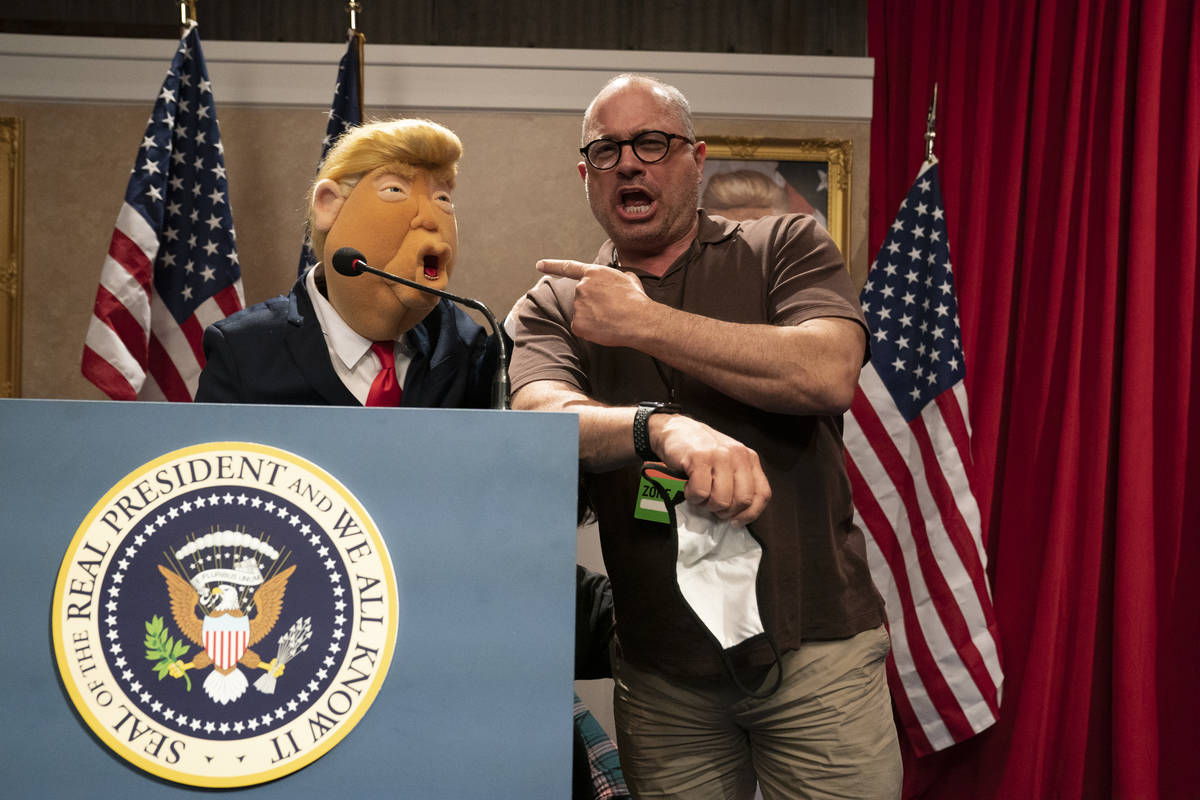 John Di Domenico, right, is shown on the set of "Let's Be Real," which premieres at 9:30 p.m. W ...