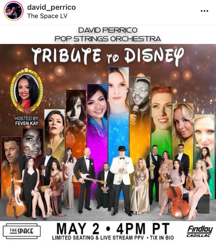A promotional flyer showing Fox 5's Feven Kay and the lineup for Sunday's David Perrico Pop Str ...