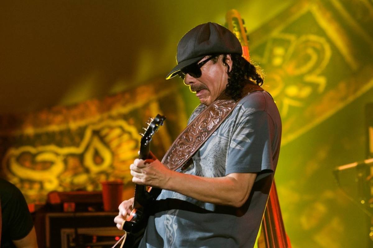 Carlos Santana performs at the Hard Rock Hotel in Las Vegas in 2010. (Las Vegas Review-Journal)