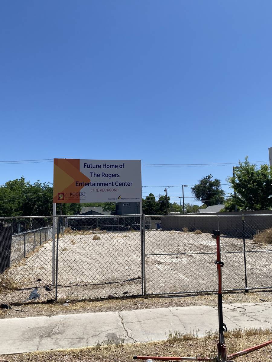 A look at the site of what is temporarily named Rogers Entertainment Center near the corner of ...