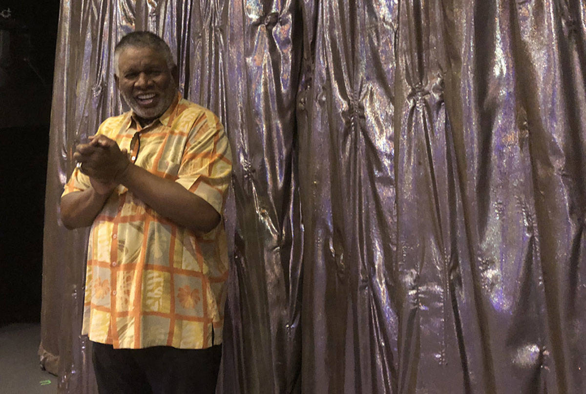 George Wallace is shown onstage at Westgate Cabaret on Friday, May 18, 2018. (John Katsilometes ...