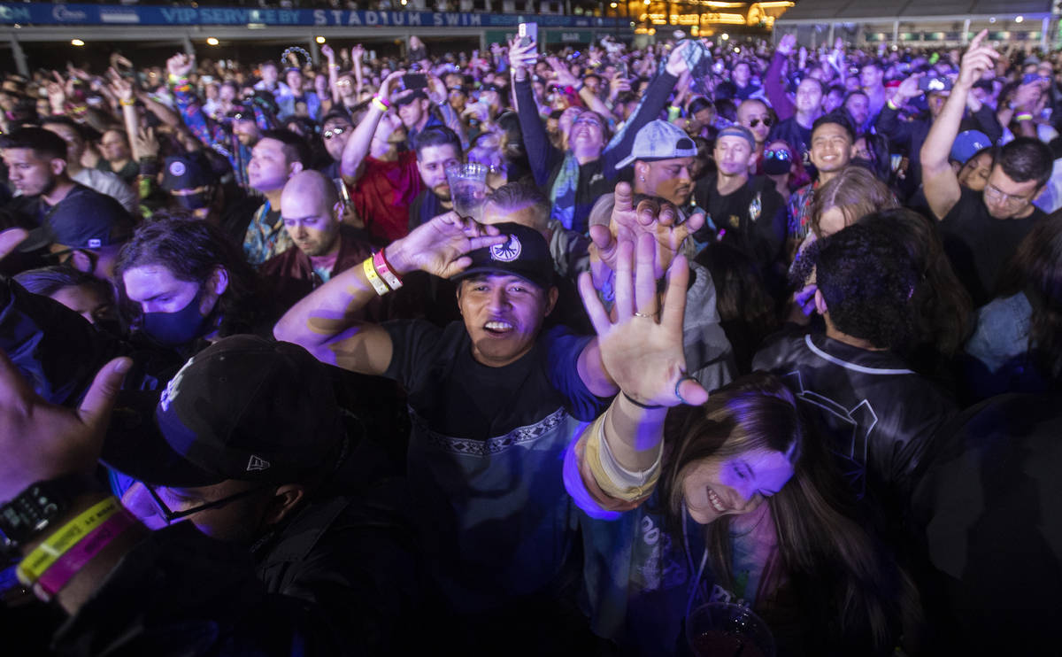 Over ten thousand people attended Insomniac presents Deadmau5 at The Downtown Las Vegas Events ...
