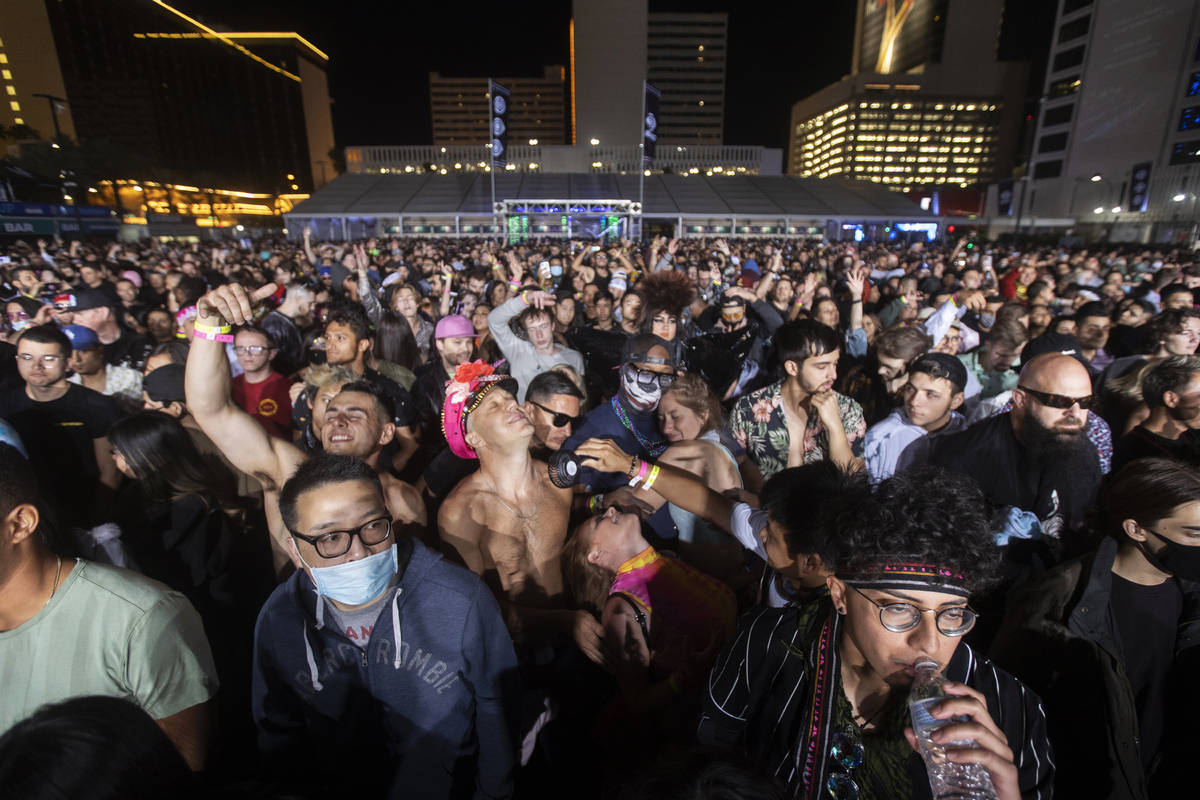 Over ten thousand people attended Insomniac presents Deadmau5 at The Downtown Las Vegas Events ...