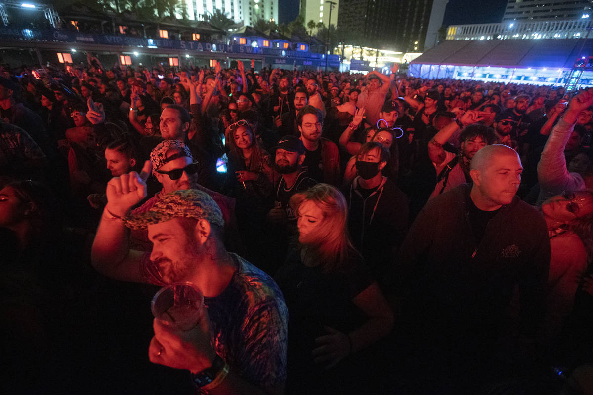 Over ten thousand people attended Insomniac presents Deadmau5 at The Downtown Las Vegas Events ...