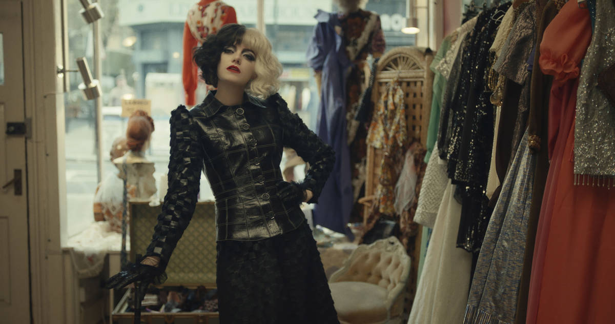 Emma Stone as Cruella in Disney’s live-action "Cruella." (Disney)