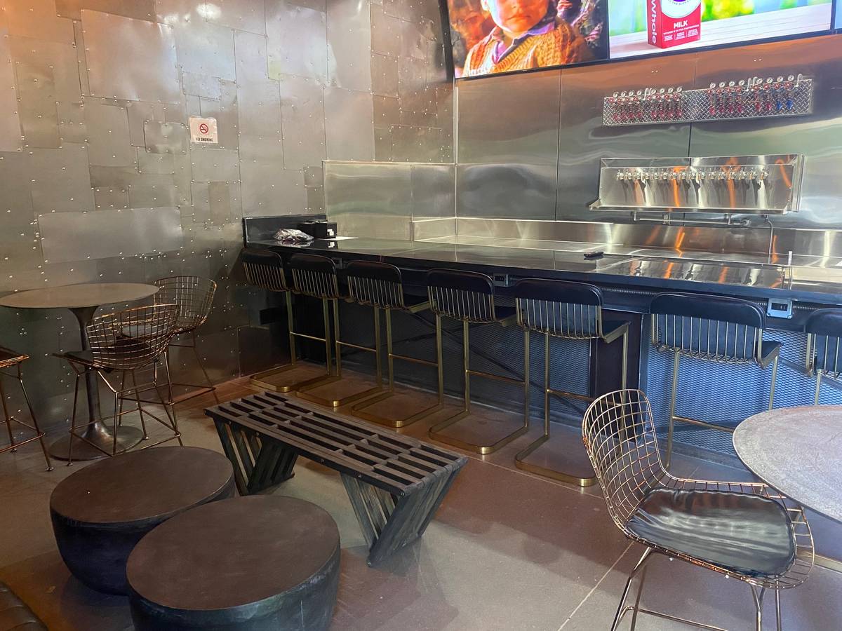 The interior of Beer Zombies' Downtown Summerlin restaurant and bar. (Al Mancini/Las Vegas Revi ...