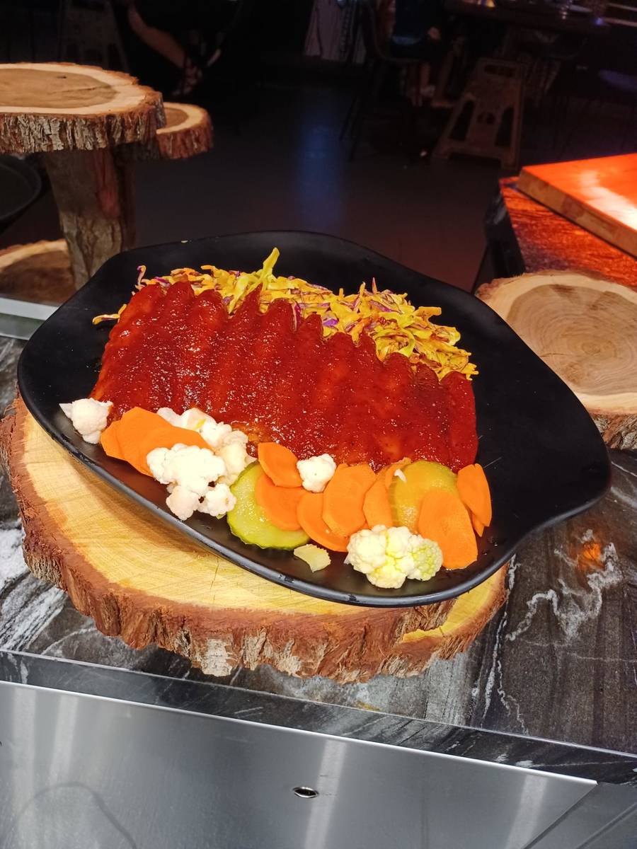 BBQ Carrot "Ribs" from The Beast at Area15 (The Beast)