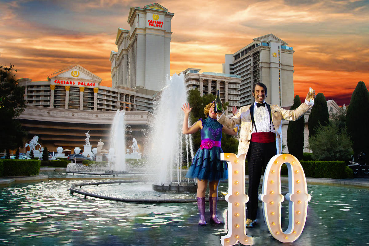 "Absinthe" characters The Gazillionaire and Wanda Widdles are shown in a promotional image at t ...
